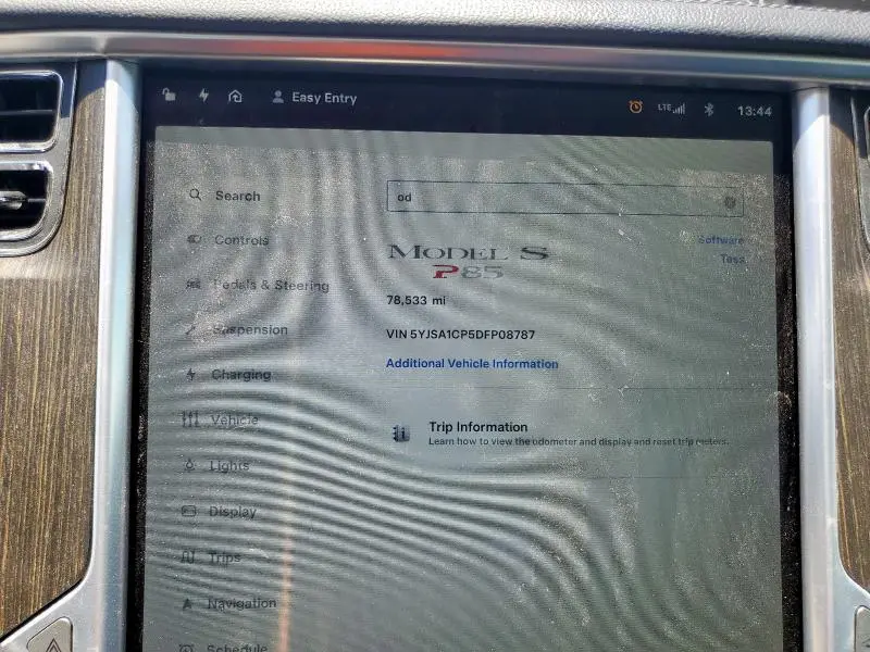 2013 TESLA MODEL S