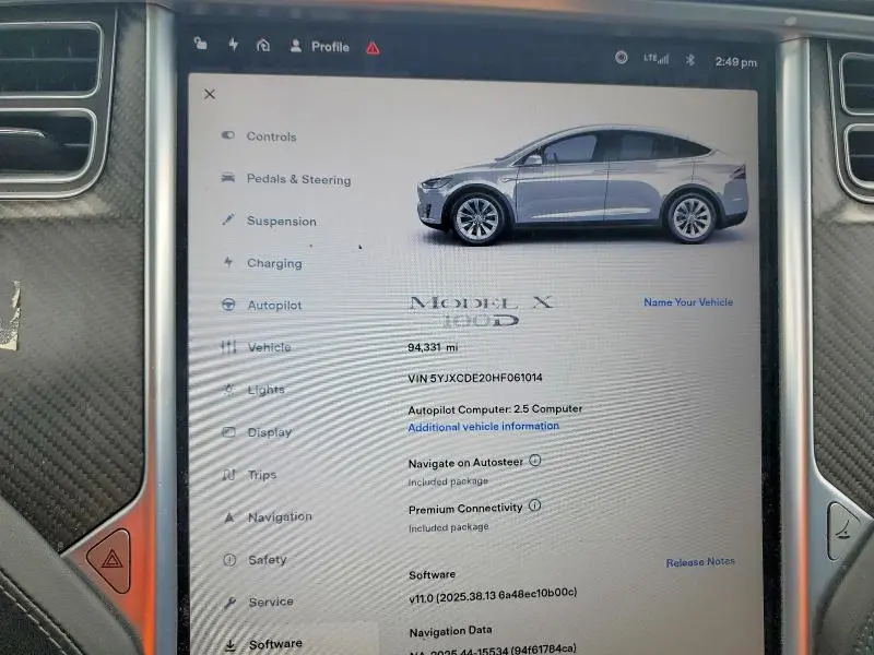 2017 TESLA MODEL X   