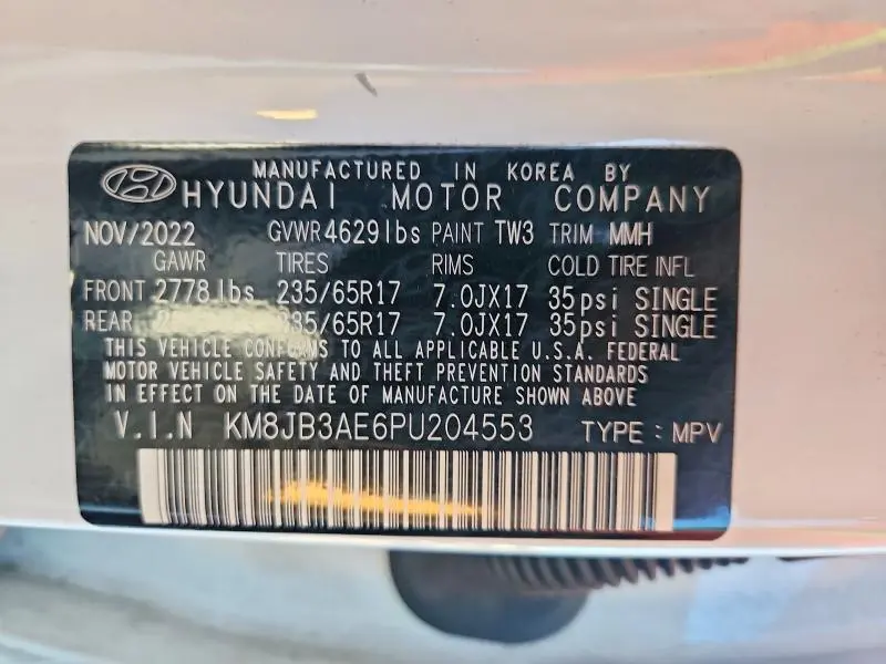 2023 HYUNDAI TUCSON SEL  