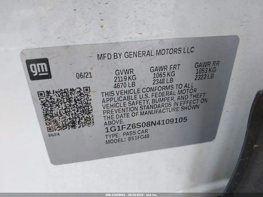 2022 CHEVROLET BOLT EUV FWD PREMIER