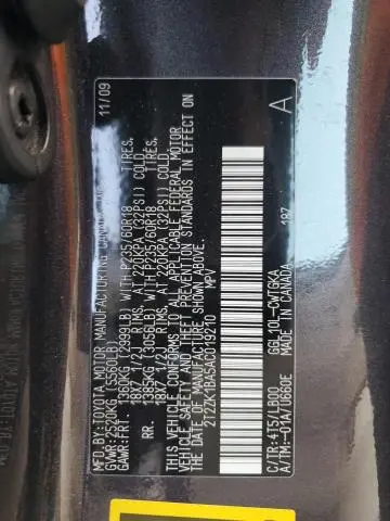 2010 LEXUS RX 350  