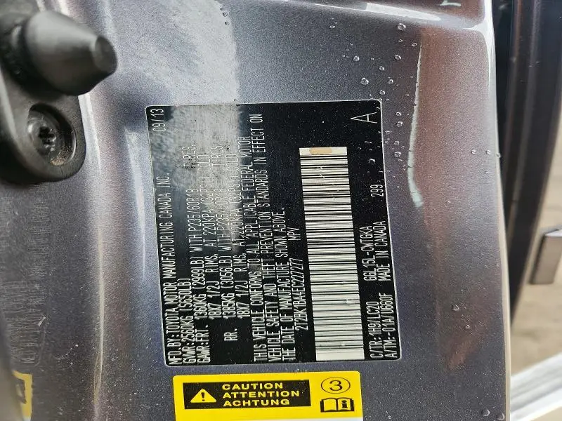 2014 LEXUS RX 350 BASE  