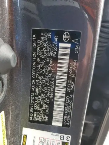 2018 TOYOTA C-HR XLE  