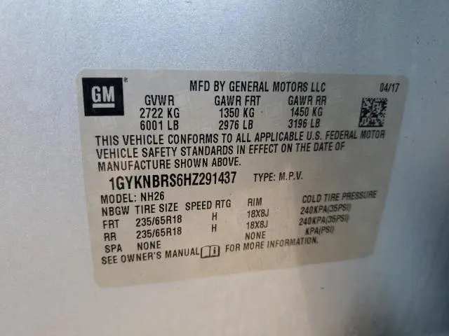 2017 CADILLAC XT5 LUXURY  