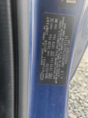 2010 HYUNDAI ACCENT GS  