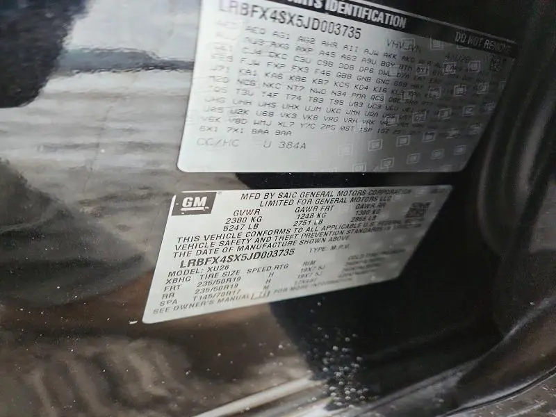 2018 BUICK ENVISION PREMIUM II  