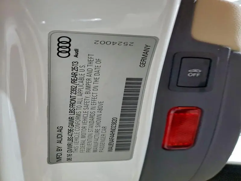 2017 AUDI A4 PREMIUM PLUS  