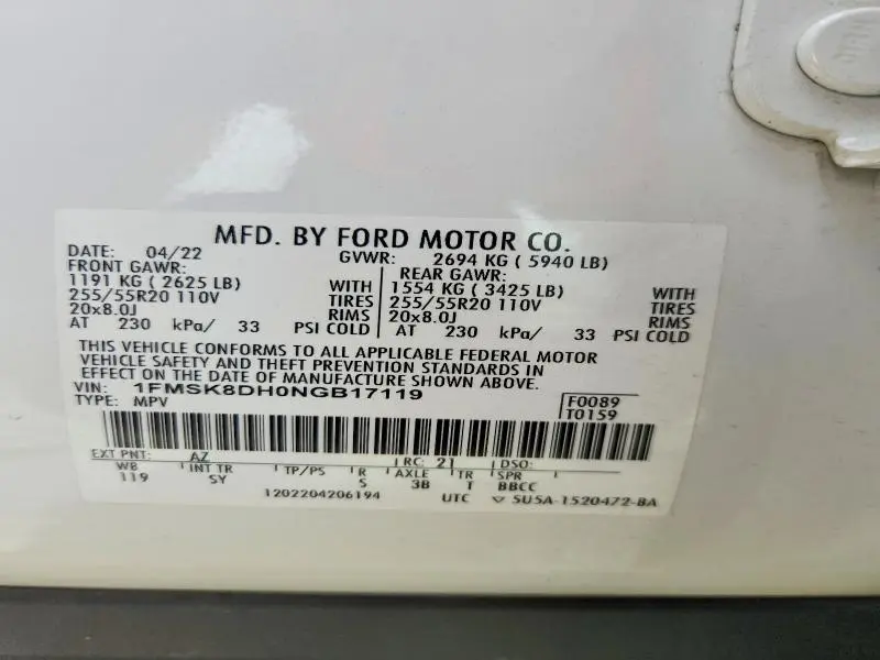 2022 FORD EXPLORER XLT  