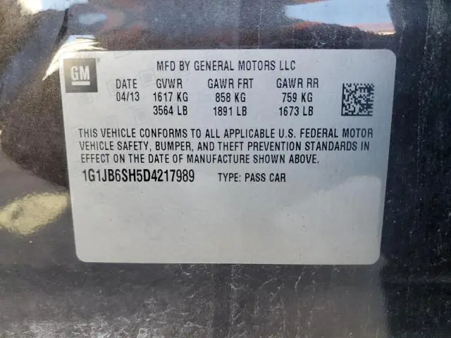 2013 CHEVROLET SONIC LS  