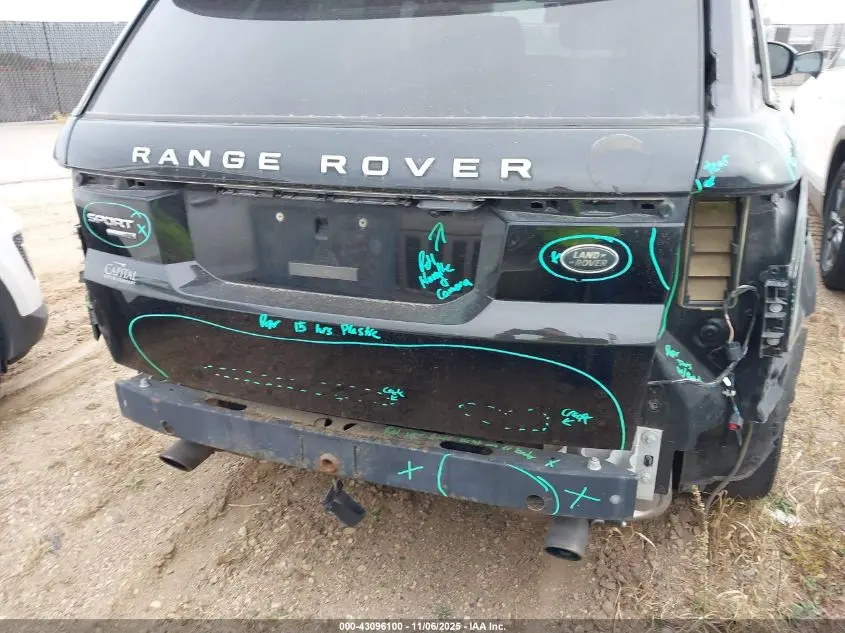 2015 LAND ROVER RANGE ROVER SPORT 3.0L V6 SUPERCHARGED HSE