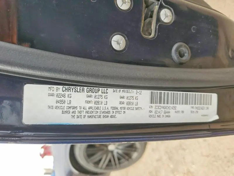 2012 DODGE CHALLENGER SXT  