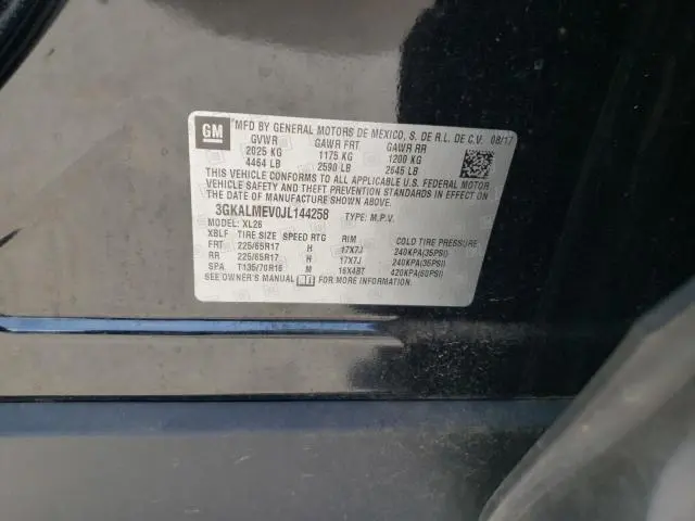 2018 GMC TERRAIN SLE  