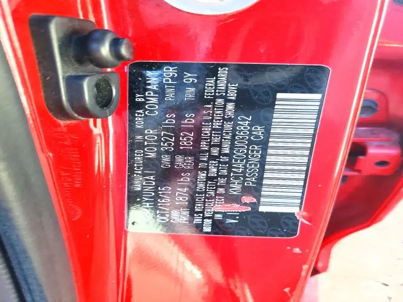 2016 HYUNDAI ACCENT SE  