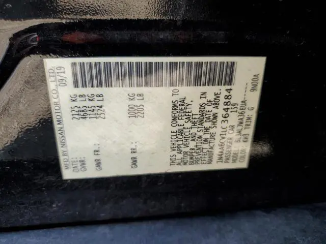 2020 NISSAN MAXIMA SV