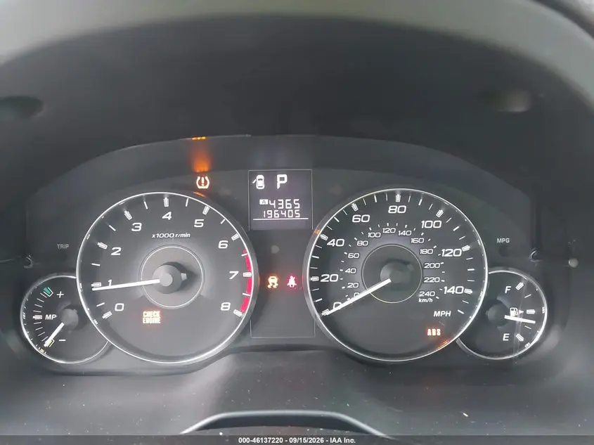2012 SUBARU OUTBACK 2.5I