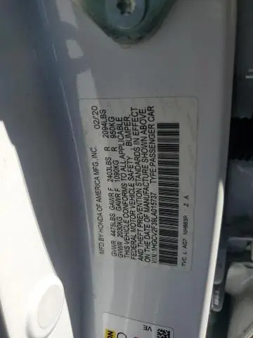 2020 HONDA ACCORD SPORT  