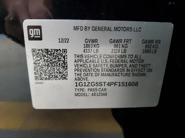 2023 CHEVROLET MALIBU RS  