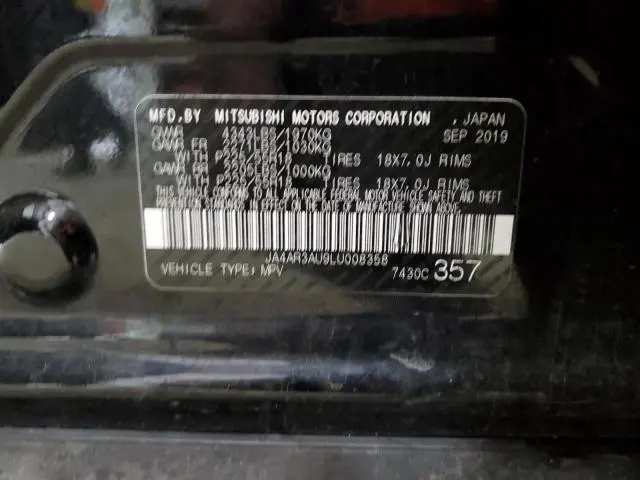 2020 MITSUBISHI OUTLANDER SPORT ES  