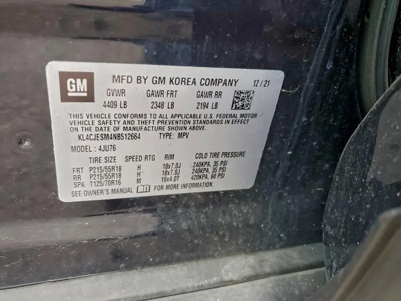 2022 BUICK ENCORE PREFERRED  