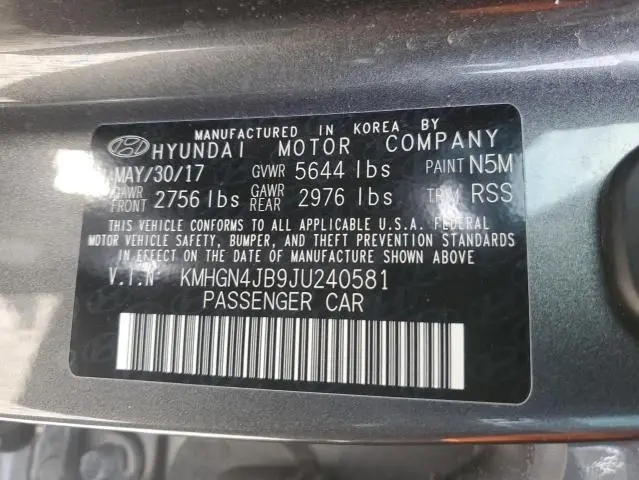 2018 GENESIS G80 SPORT  