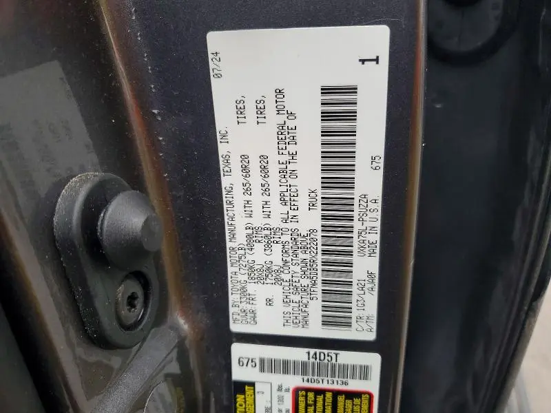 2024 TOYOTA TUNDRA CREWMAX PLATINUM  