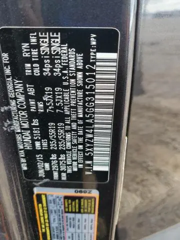 2016 HYUNDAI SANTA FE SPORT   