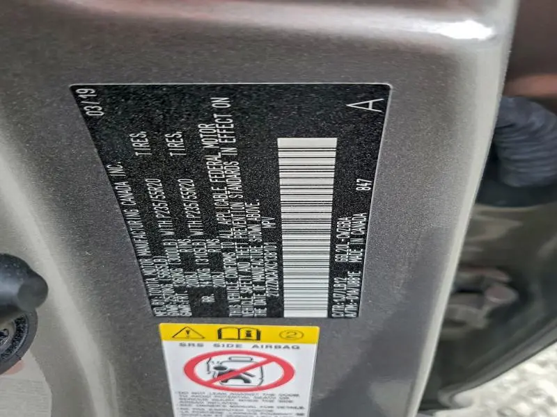 2019 LEXUS RX 350 BASE  