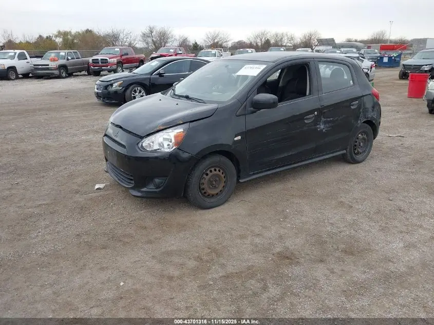 2015 MITSUBISHI MIRAGE DE/RF