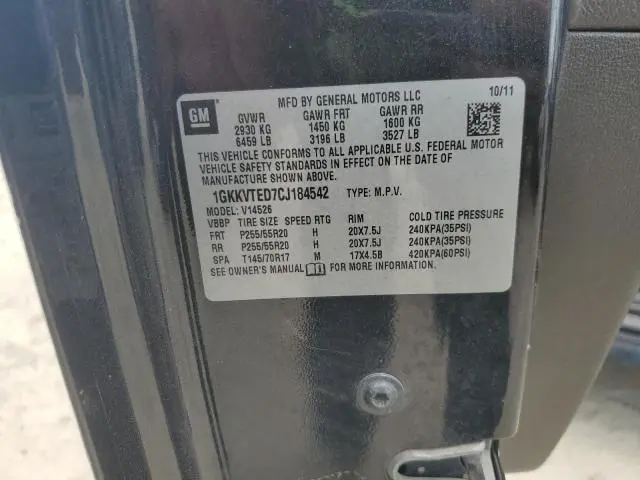 2012 GMC ACADIA DENALI  
