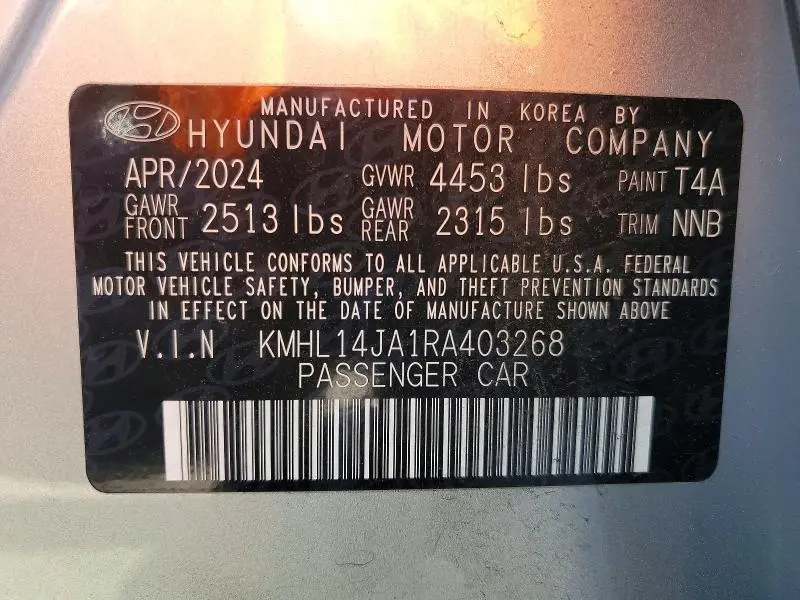 2024 HYUNDAI SONATA SEL  