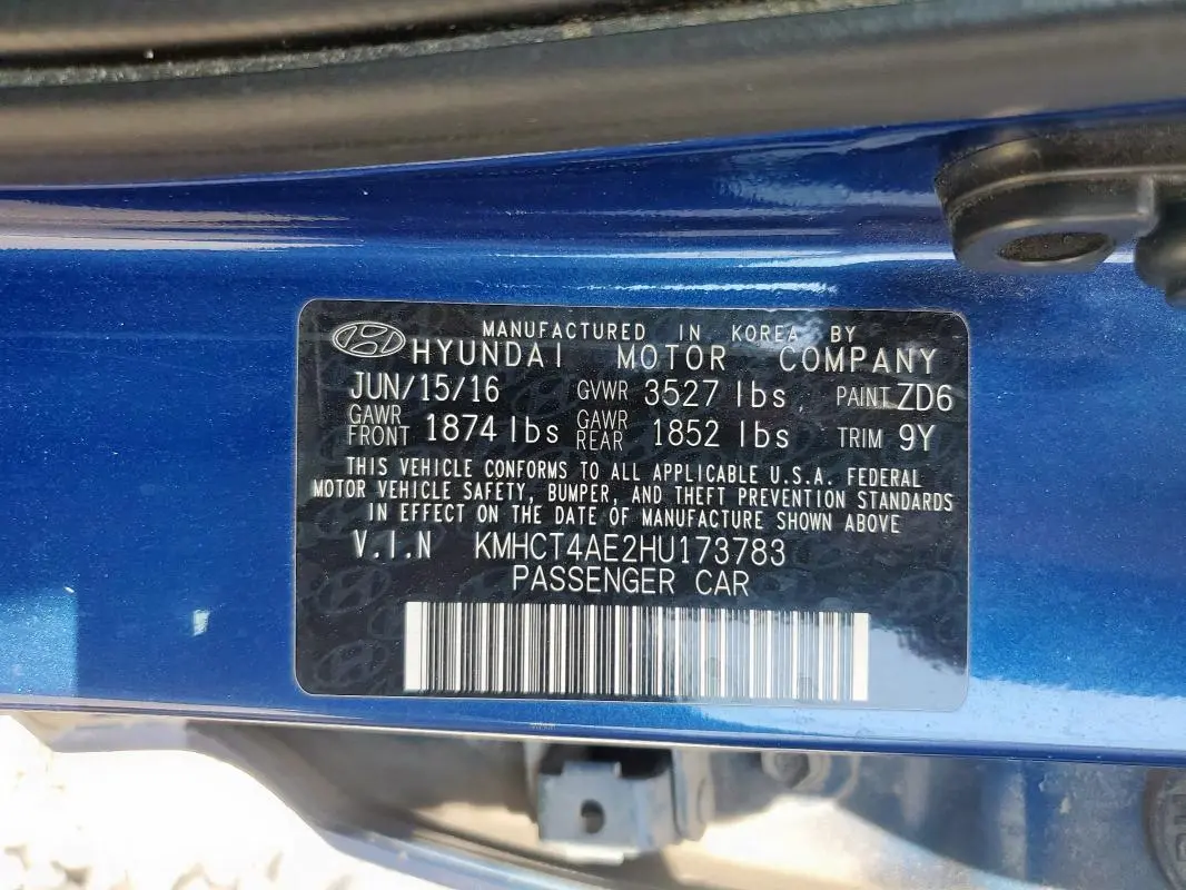 2017 HYUNDAI ACCENT SE  