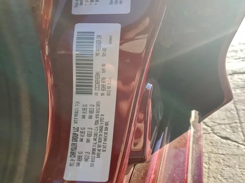 2015 CHRYSLER 200 LIMITED  