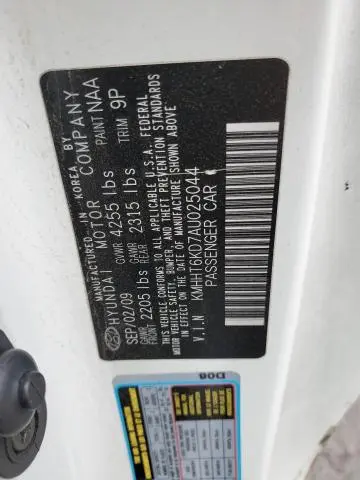 2010 HYUNDAI GENESIS COUPE 2.0T  