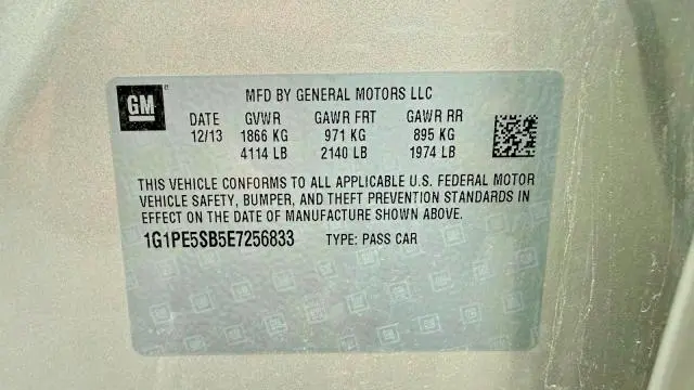 2014 CHEVROLET CRUZE LT  