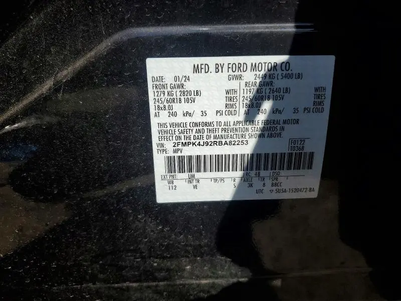 2024 FORD EDGE SEL  