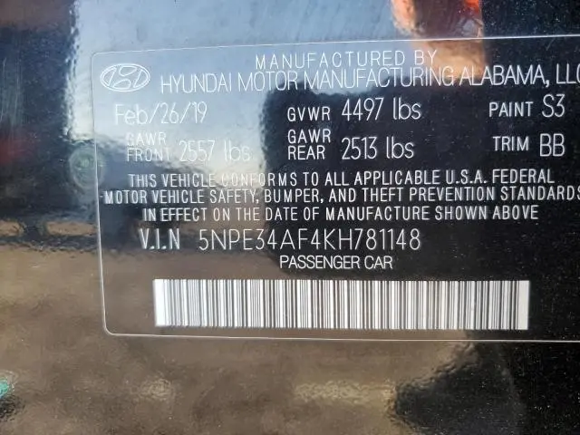 2014 HYUNDAI SONATA LIMITED  