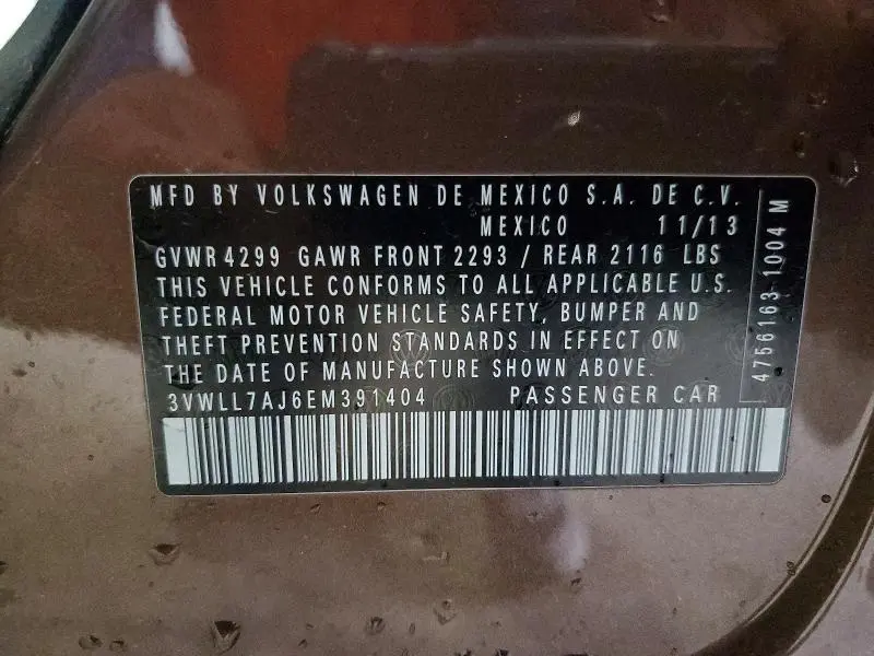 2014 VOLKSWAGEN JETTA TDI  