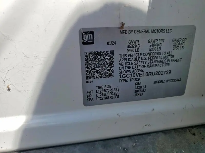 2024 CHEVROLET SILVERADO   