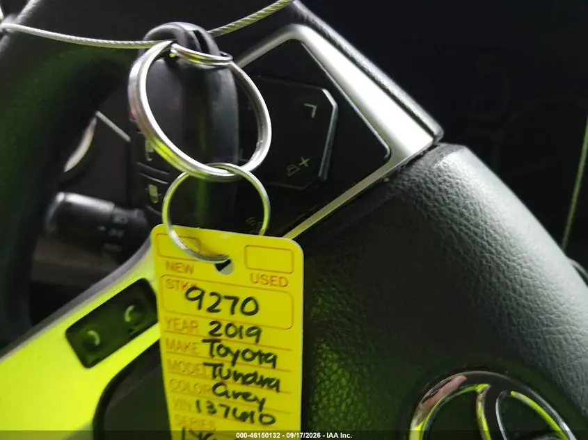 2019 TOYOTA TUNDRA SR5 4.6L V8