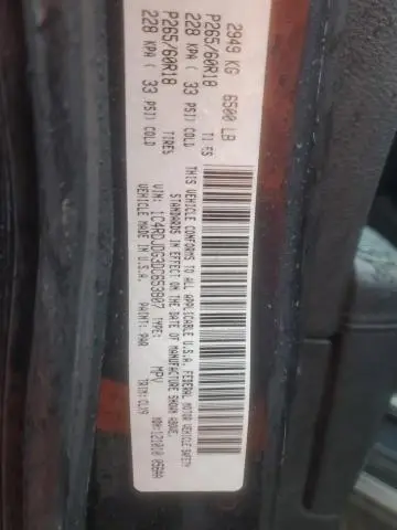 2013 DODGE DURANGO CREW  