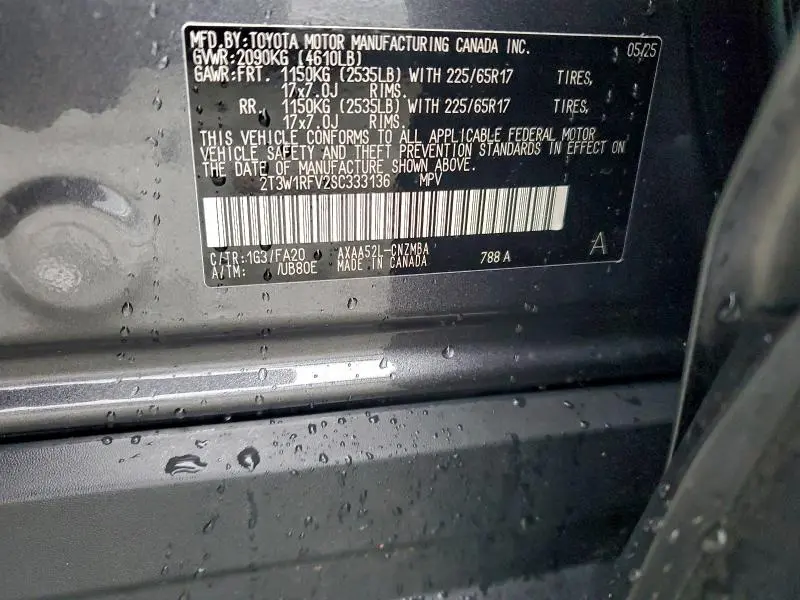 2025 TOYOTA RAV4 XLE  