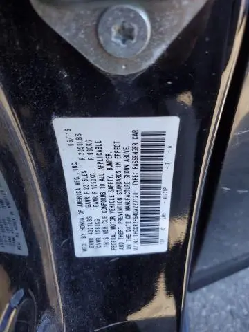 2016 HONDA ACCORD SPORT