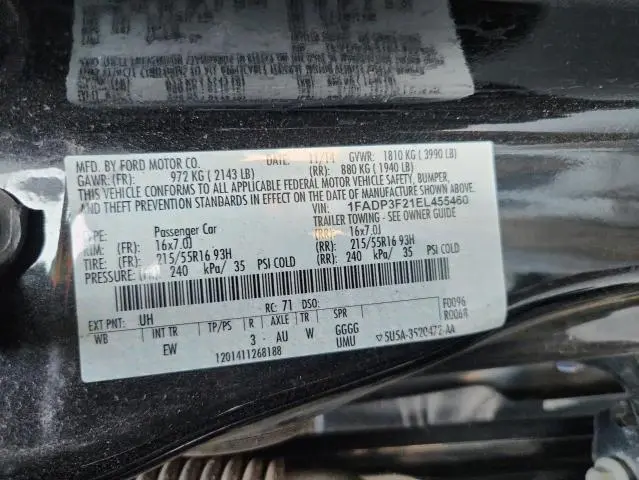 2014 FORD FOCUS SE  