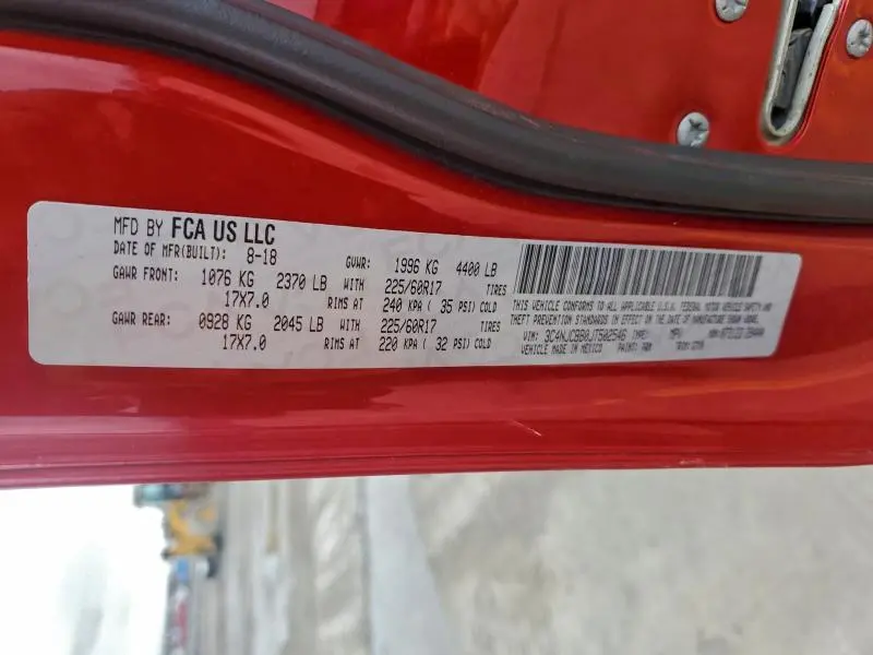 2018 JEEP COMPASS LATITUDE  