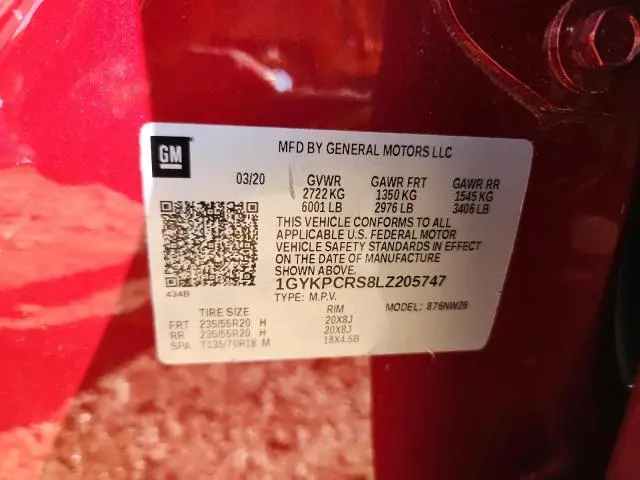 2020 CADILLAC XT6 PREMIUM LUXURY  