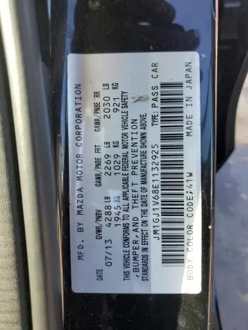 2014 MAZDA 6 TOURING  