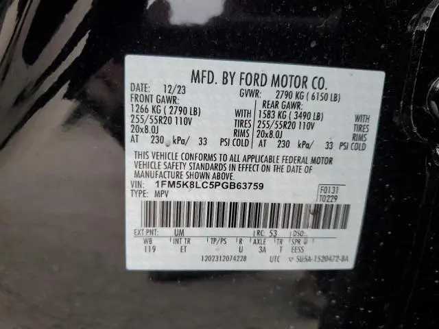 2023 FORD EXPLORER KING RANCH  