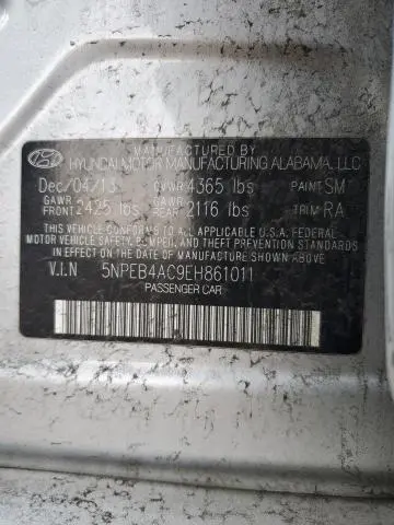 2014 HYUNDAI SONATA GLS  