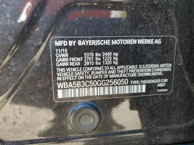 2016 BMW 535 XI  