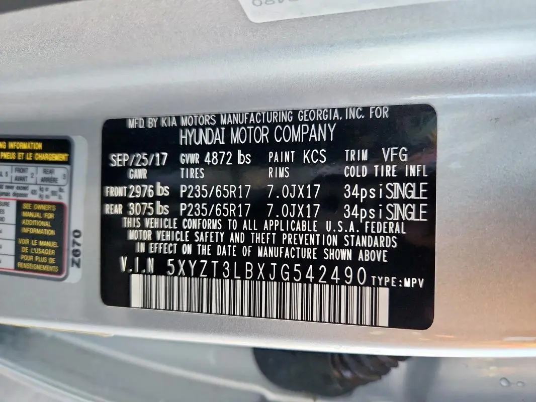 2018 HYUNDAI SANTA FE SPORT   